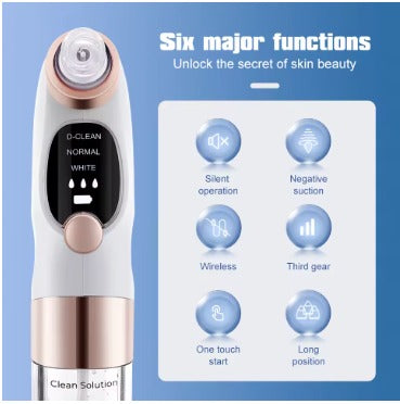 ClearPore™ Blackhead Remover Vacuum – Deep Pore Cleansing & Acne Suction Tool